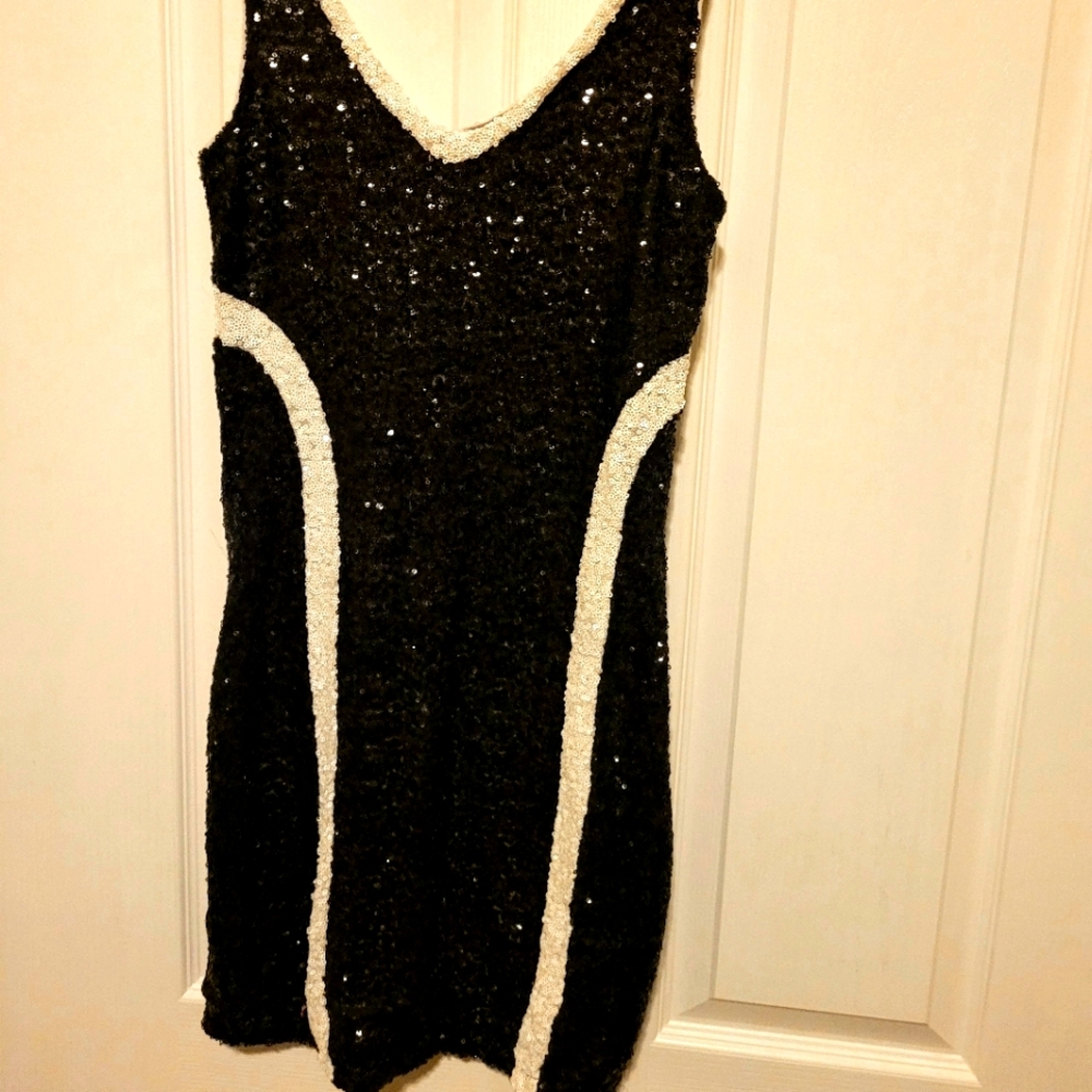 La Cite Sequin Dress XS